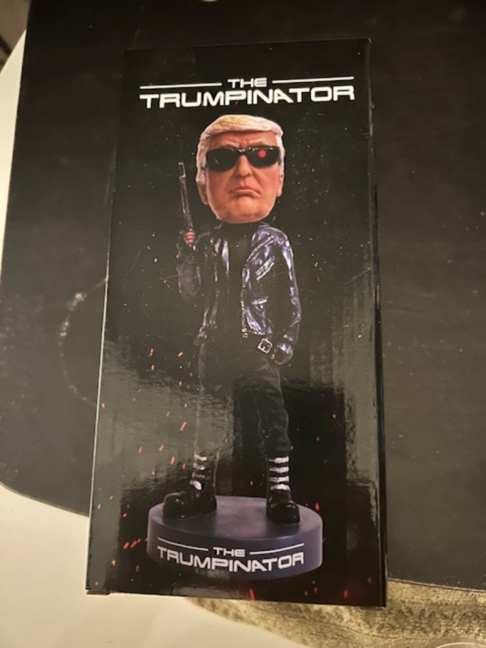 Terminator Donald Art | Trumpinator Bobblehead Trump Terminator 7 Talking Donald Trump ...
